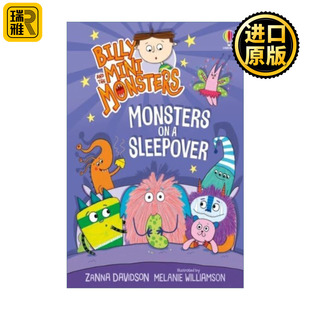怪兽在朋友家过夜 and 比利和迷你怪兽14 Sleepover Monsters Mini the Billy 英文原版