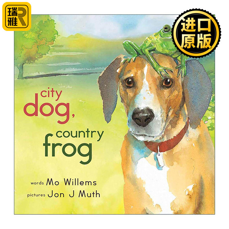 英文原版 City Dog Country Frog 城里狗 乡下蛙 儿童精装友谊绘本 别让鸽子开巴士作者莫·威廉斯 英文版 进口英语原版书籍