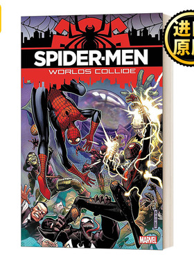 英文原版 Spider-Men Worlds Collide 漫威漫画 蜘蛛侠 世界碰撞 英文版 Brian Michael Bendis 进口英语原版书籍
