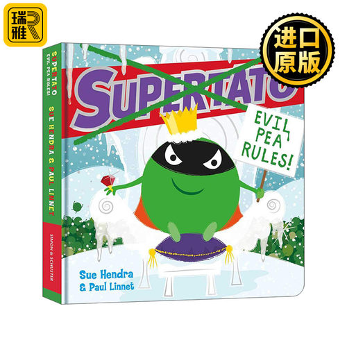 Supertato: Evil Pea Rules 土豆超人: 邪恶豌豆 Sue Hendra & Paul Linnet 纸板书