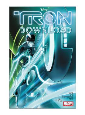 英文原版 Tron Download 电子世界争霸战 创 战纪 漫威漫画合集 Peter David 英文版 进口英语原版书籍