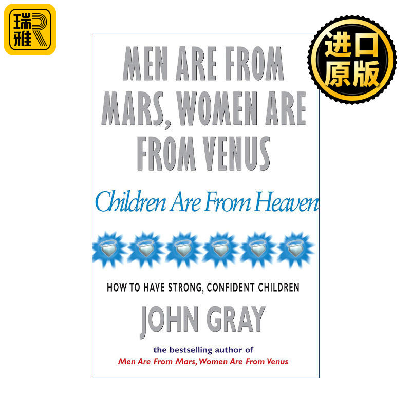 英文原版 Men Are From Mars  Women Are From Venus Children Are From Heaven 男人来自火星 女人来自金星 进口英语原版书籍