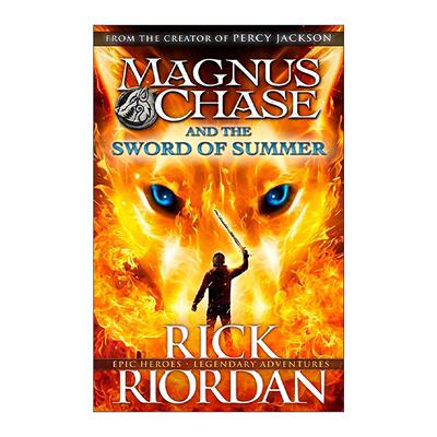 英文原版 Magnus Chase and the Sword of Summer 马格纳斯与仙宫之神1 夏日之剑/马格纳斯与北欧神话 英文版 进口英语原版书籍