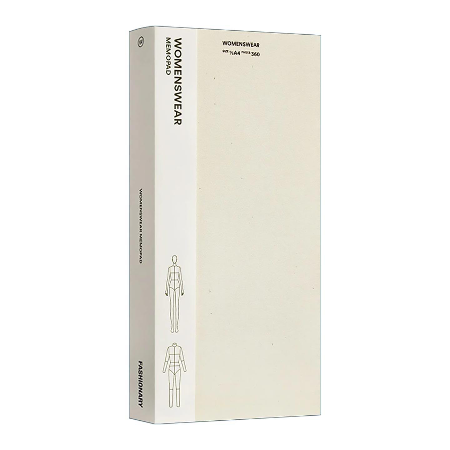 英文原版 Fashionary Womenswear Memopad 女装记事本 英文版 进口英语原版书籍