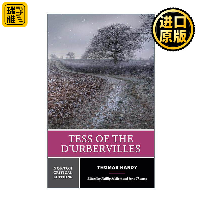 英文原版 Tess of the d'Urbervilles 德伯家的苔丝 托马斯·哈代 诺顿文学解读系列 Norton Critical Editions 进口英语原版书籍