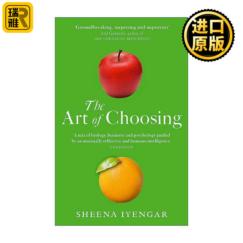 英文原版 The Art of Choosing 选择的艺术 为什么我选的不是我要的 社会学 英文版 进口英语原版书籍