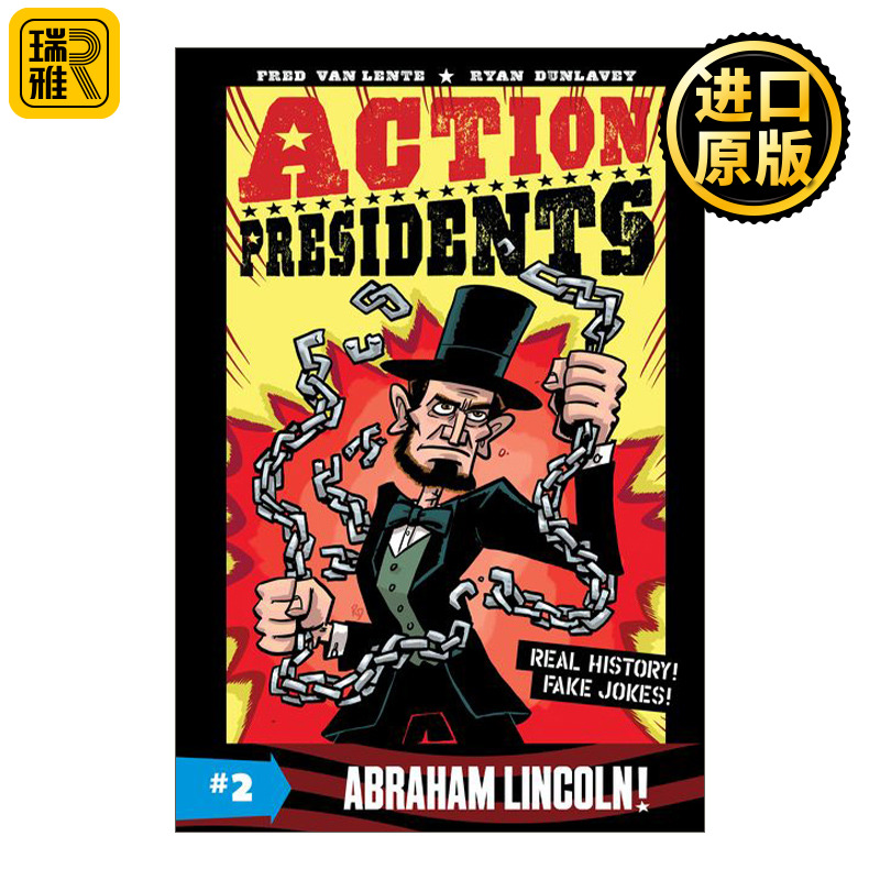 Action Presidents 2: Abraham Lincoln 美国总统科普读物 亚伯拉罕林肯 全彩漫画