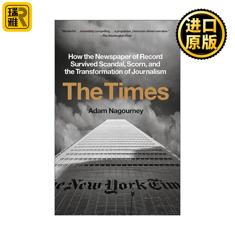 英文原版 The Times 泰晤士报 资料报纸如何在丑闻 嘲讽和新闻业转型中幸存下来 Adam Nagourney 英文版 进口英语原版书籍