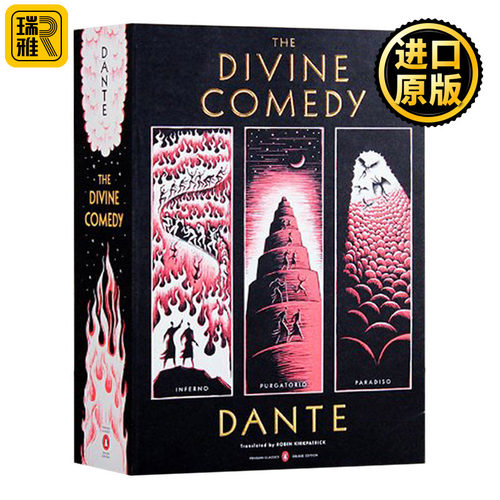 但丁 神曲 企鹅经典豪华毛边版 英文原版 The Divine Comedy 全英文版 Dante Alighieri 进口原版英语书籍