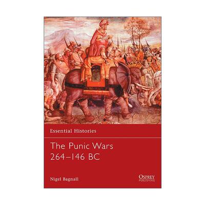 英文原版 The Punic Wars 布匿战争 公元前264–146年 全彩插画战争历史系列 英文版 进口英语原版书籍