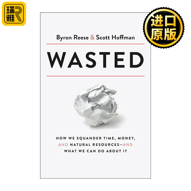 Wasted 浪费 如何节省时间 金钱和自然资源 人工智能哲学作者Byron Reese 精装