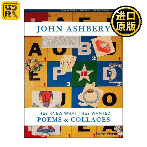 英文原版 John Ashbery 约翰·阿什贝利 他们知道自己想要什么 拼贴画和诗歌集 精装 英文版 进口英语原版书籍