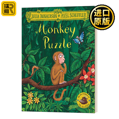 Monkey Puzzle 小猴子找妈妈 英文原版儿童绘本