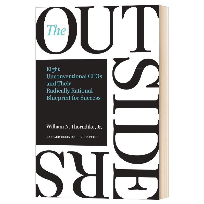 The Outsiders 商界局外人 巴菲特尤为看重的八项企业家特质 英文原版 威廉桑代克 投资的视角看待管理 英语企业管理书籍