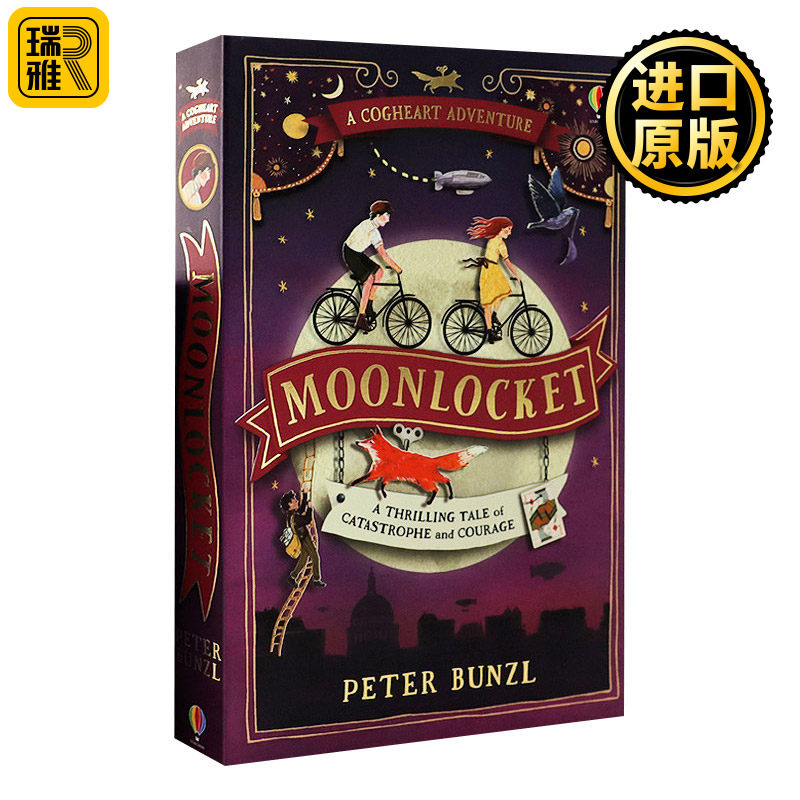 齿轮之心历险记2 月光宝盒 英文原版 Moonlocket The Cogheart Adventures #2 心连心的冒险 英文版 Peter Bunzl 进口英语原版书籍图片