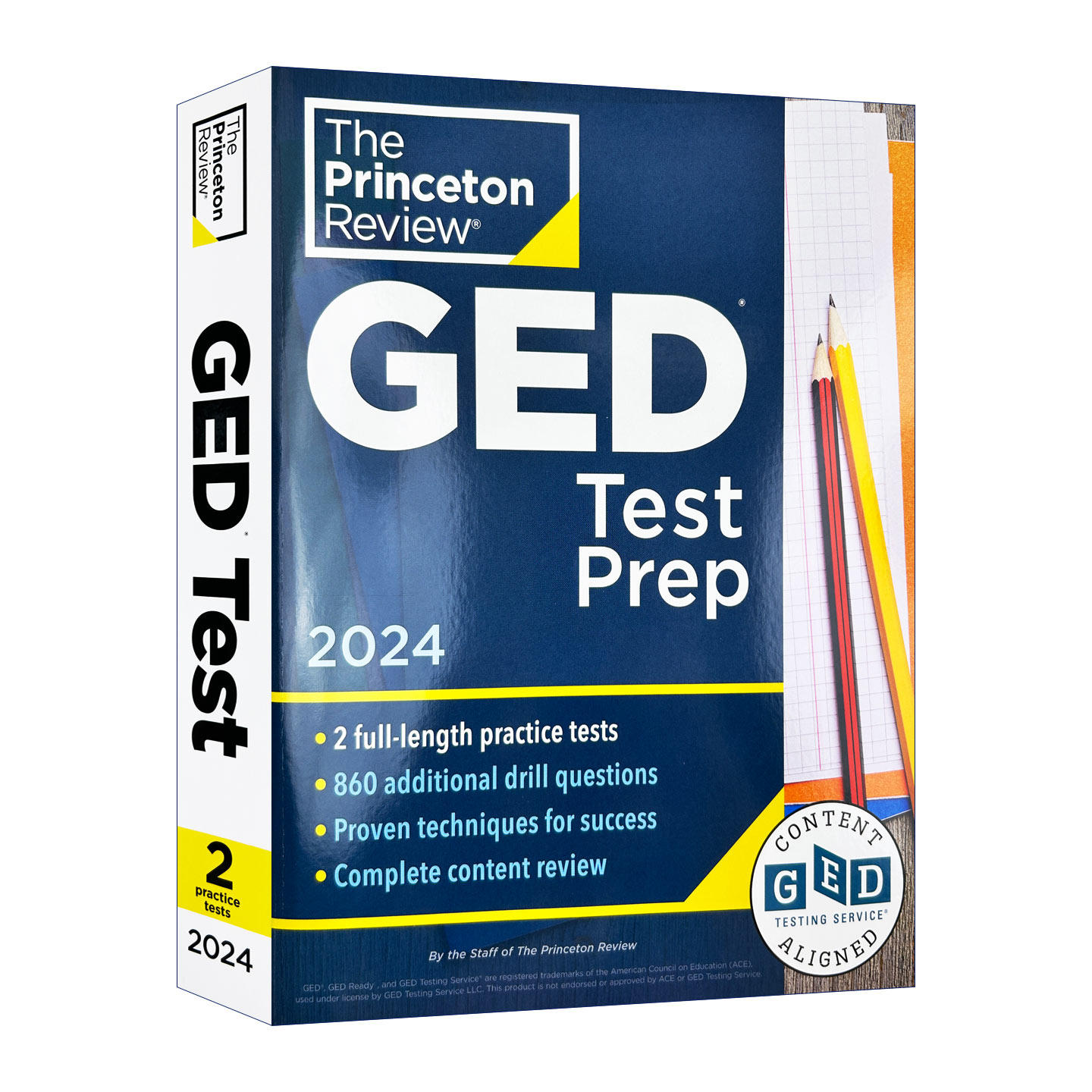 Princeton Review GED Test Prep 2024 普林斯顿评论GED考试备考指南 2024