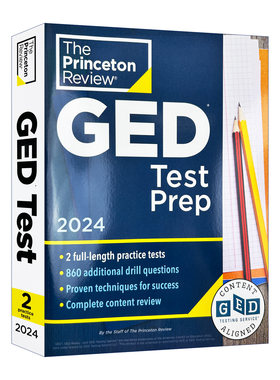 Princeton Review GED Test Prep 2024 普林斯顿评论GED考试备考指南 2024