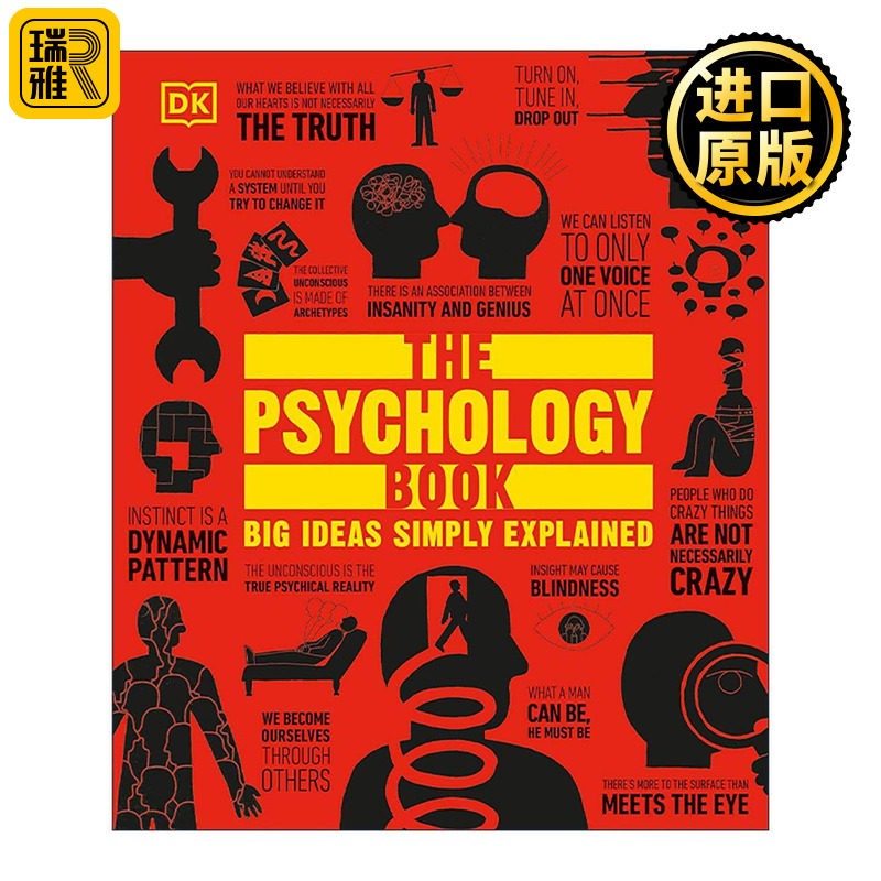 英文原版 The Psychology Book DK人类思想百科丛书 心理学百科 英文版 进口英语原版书籍