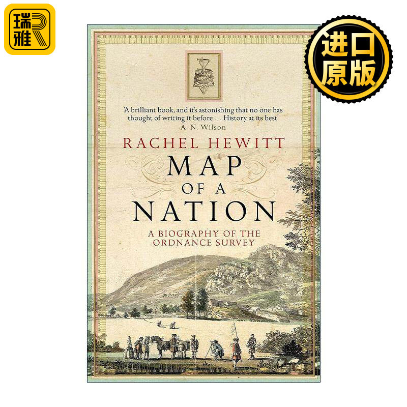 英文原版 Map of a Nation 一个国家的地图 英国国家测绘局传 英文版 进口英语原版书籍