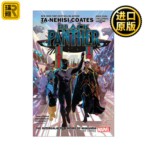 英文原版 Black Panther Book 8 The Intergalactic Empire Of Wakanda Part Three 黑豹 星际瓦坎达帝国 第三部分漫威漫画 英文版