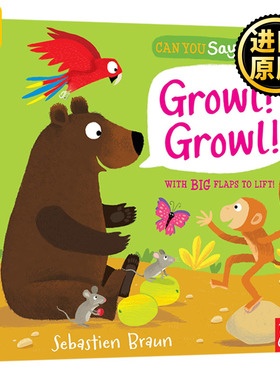 Can You Say It Too Growl Growl儿童绘本
