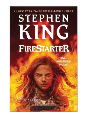 英文原版 Firestarter 神秘火焰 影视封面 斯蒂芬·金 英文版 进口英语原版书籍