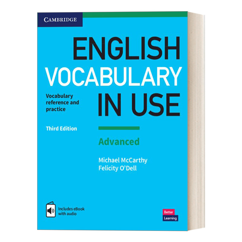 Vocabulary in Use Advanced 剑桥英语词汇在用 高级 配电子书音频 第3版 英文原版