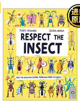 英文原版 Respect the Insect 不可不知昆虫的真相 儿童科普百科精装读物 英文版 进口英语原版书籍