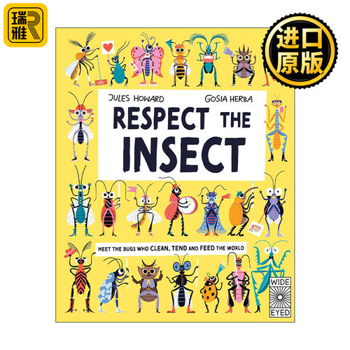 英文原版 Respect the Insect 不可不知昆虫的真相 儿童科普百科精装读物 英文版 进口英语原版书籍