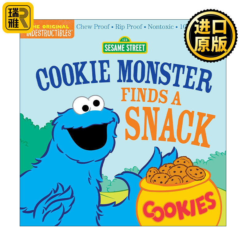 Sesame Street Cookie Monster Finds a Snack