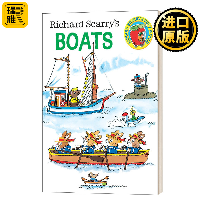 Richard Scarrys Boats Richard Scarrys Busy World 儿童绘本