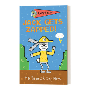 A Jack Book 08: Jack Gets Zapped! 兔子杰克之书系列8：杰克被电击了！ 4-8岁儿童精装章节桥梁书故事绘本 幽默笑话 Mac Barnett