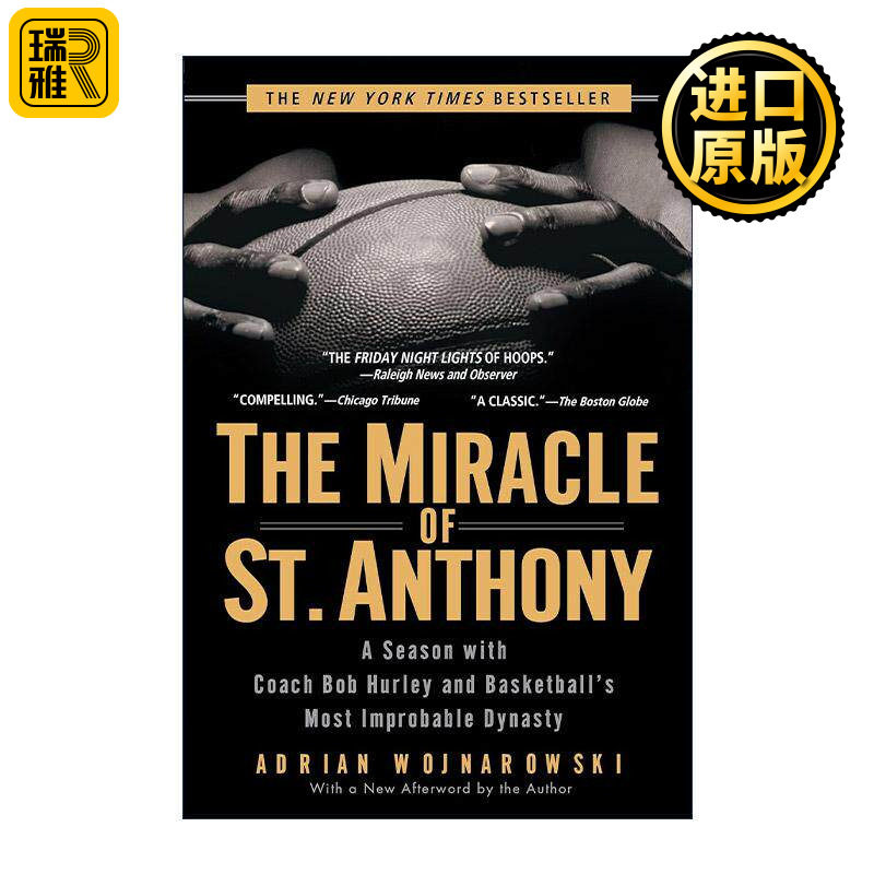 英文原版 The Miracle of St. Anthony 圣安东尼的奇迹 赛季教练鲍博·赫利与篮球不可思议的王朝 传记 沃伊纳罗夫斯基 英文版