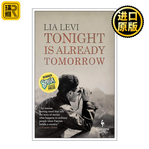 英文原版 Tonight is Already Tomorrow 今晚已是明天 意大利犹太文学 斯特雷加文学奖青年奖 Lia Levi 英文版 进口英语原版书籍