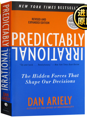 正版 Predictably Irrational 怪诞行为学 英文原版 Dan Ariely 可预测的非理性 英文版进口英语书籍