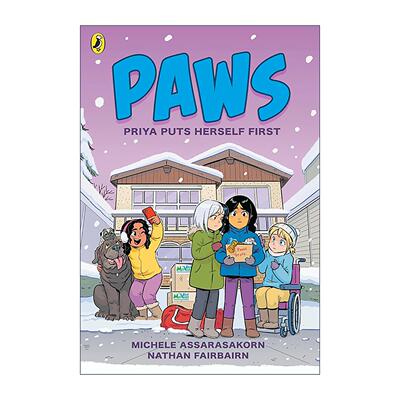 英文原版 PAWS Priya Puts Herself First 狗狗生意3 儿童全彩漫画小说 英文版 进口英语原版书籍