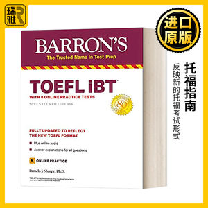 TOEFL iBT: with 8 Online Practice Tests托福指南