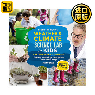 Weather Science Professor 天气和气候实验室英文版 书籍 英文原版 给孩子 and Figgy for Lab Climate 进口英语原版 Kids
