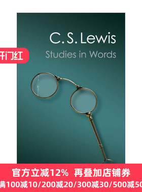英文版 Studies in Words 语言研究 C.S.刘易斯 剑桥Canto经典系列 英文原版 进口英语原版书籍