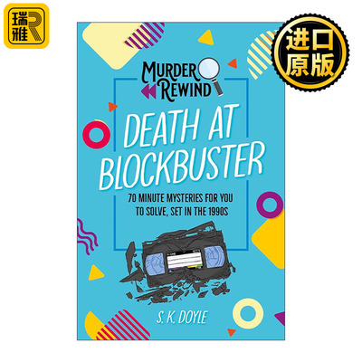 英文原版 Murder Rewind Death at Blockbuster 谋杀倒带 百视达之死 90年代的谜案 解谜游戏书 英文版 进口英语原版书籍