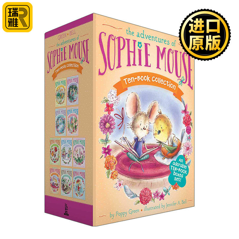 英文原版 The Adventures of Sophie Mouse Ten-Book Collection 老鼠苏菲历险记 1-10套装