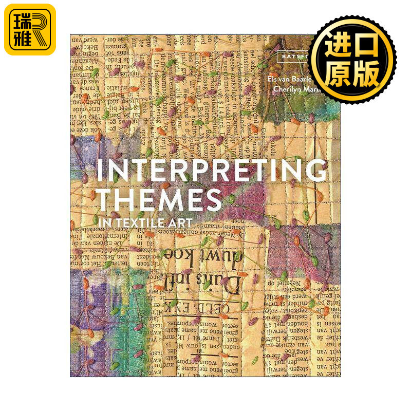 英文原版 Interpreting Themes in Textile Art 解读纺织艺术的主题 精装 英文版 进口英语原版书籍