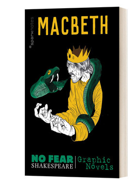 别怕莎士比亚 麦克白 漫画版 英文原版小说 Macbeth No Fear Shakespeare Graphic Novels 英文版 SparkNotes 进口英语原版书籍
