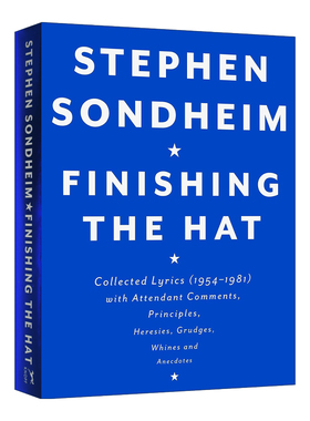 完成帽子 歌词集 英文原版 Finishing the Hat 美国著名作曲作词家 全英文版 Stephen Sondheim 进口原版英语书籍