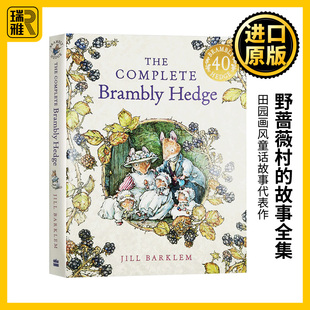 英文原版 The 野蔷薇村 精装 绘本 Barklem吉尔·巴克莲 Brambly Jill Complete 进口英语书籍 Hedge 英文版 故事集8个故事套装