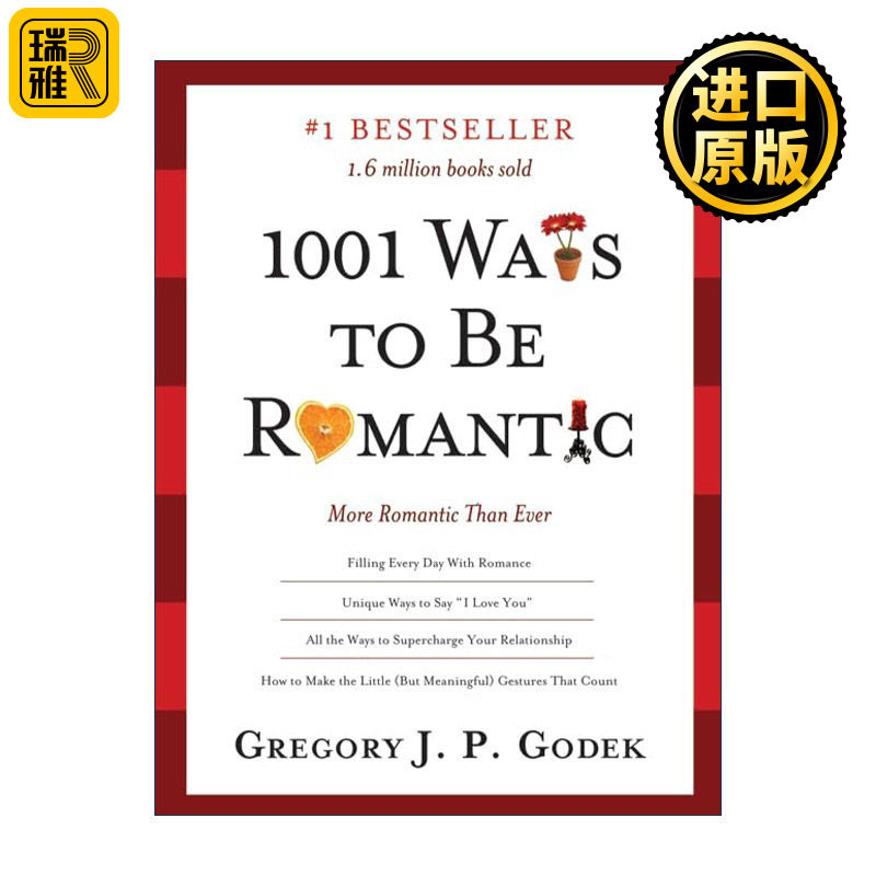 英文原版 1001 Ways to Be Romantic 浪漫的1001种方式 在你的婚姻或爱情生活中增加更多的亲密 英文版 进口英语原版书籍