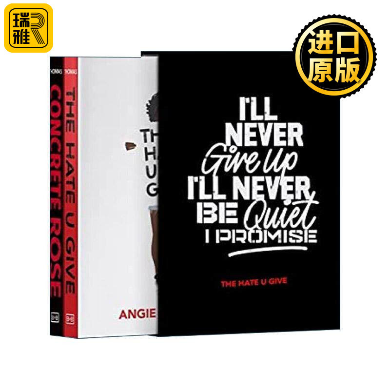 英文原版 Angie Thomas Box Set 安吉托马斯2册套装 黑暗中的星光+ 水泥玫瑰 2018普林兹银奖 英文版 进口英语原版书籍