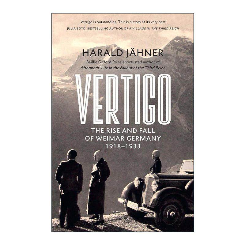 英文原版 Vertigo 眩晕 魏玛德国兴衰史 Harald Jahner 英文版 进口英语原版书籍
