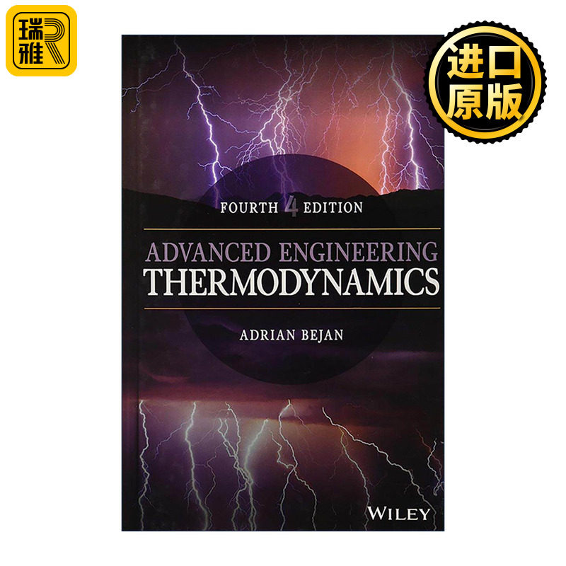英文原版 Advanced Engineering Thermodynamics 高级工程热力学 第4版 英文版 进口英语原版书籍