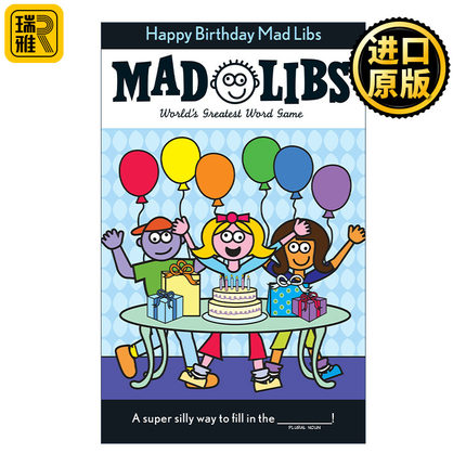 Happy Birthday Mad Libs 生日快乐 疯狂填词游戏